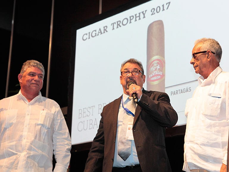 Cigar Trophy Awards Ceremony 2017: Best Brand Cuba - Partagás