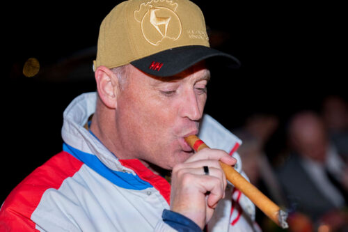 Daniel Marshall Cigar Lounge Campfire Event in Kitzbühel