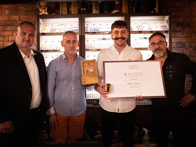 Cigar Smoking World Champion in Slovakia