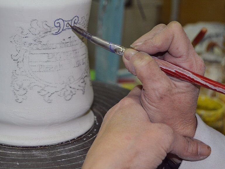 Inside the Cigar Jar Factory Talavera de la Reina in Toledo