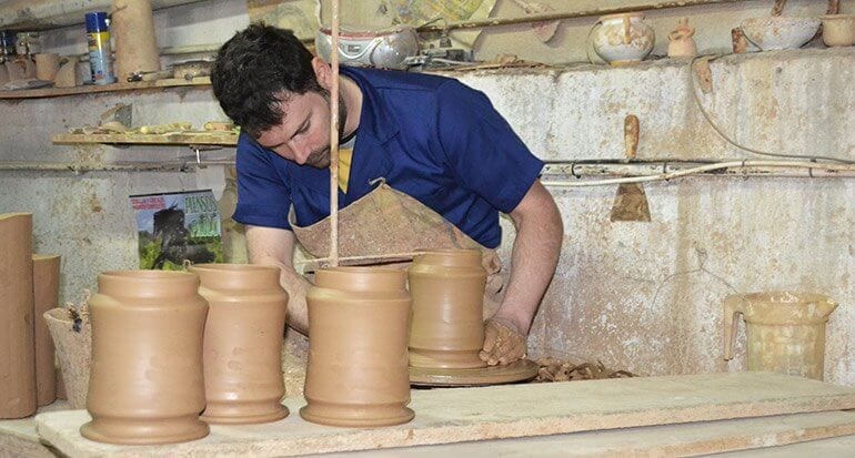 Inside the Cigar Jar Factory Talavera de la Reina in Toledo