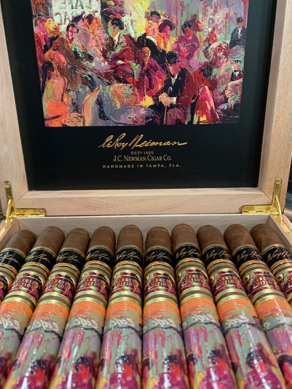 J.C. Newman shows the collector’s edition Left Bank Café