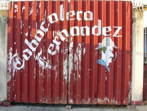 aj fernandez first tabacelera entrance door