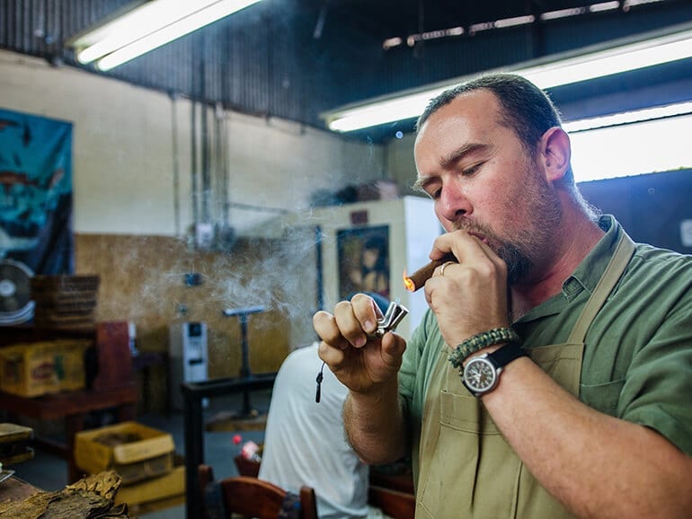 Brun del Ré Cigar Factory Workers Costa Rica