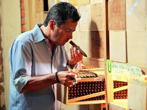 cao cigars master blender rick rodriguez cigars humidor aging