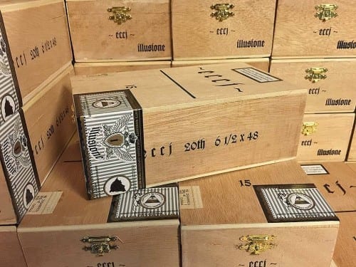 dion giolito illusione cigar journal eccj 20th anniversary cigar boxes closed
