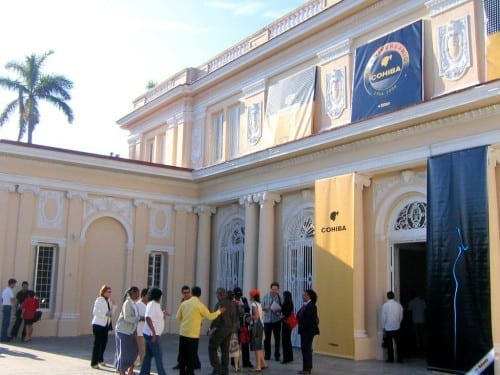 el laguito cohiba factory side view detail visitor entrance
