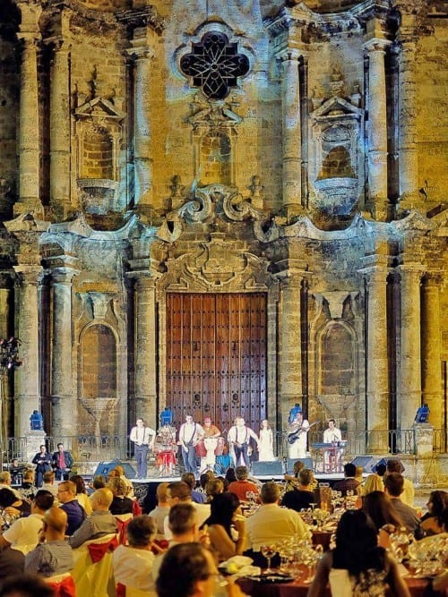 encuentros amigos de partagas 2014 opening dinner old town havana