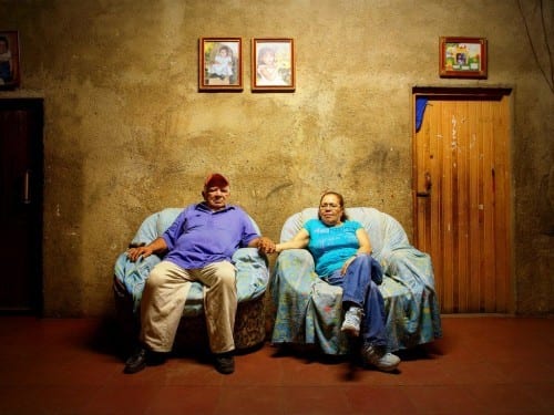 francisca del rosario gonzalez aguirre evening home with husband miguel