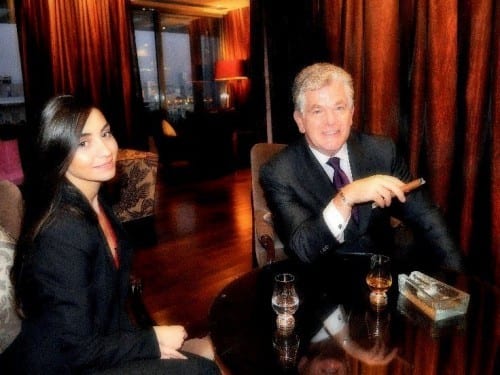 georg weinlaender austrian director phoenicia beirut with colleague lounge