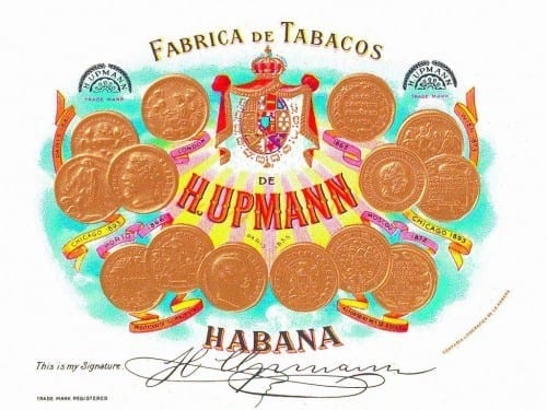 h upmann fabrica de tabacos de h upmann habana old logo trade mark
