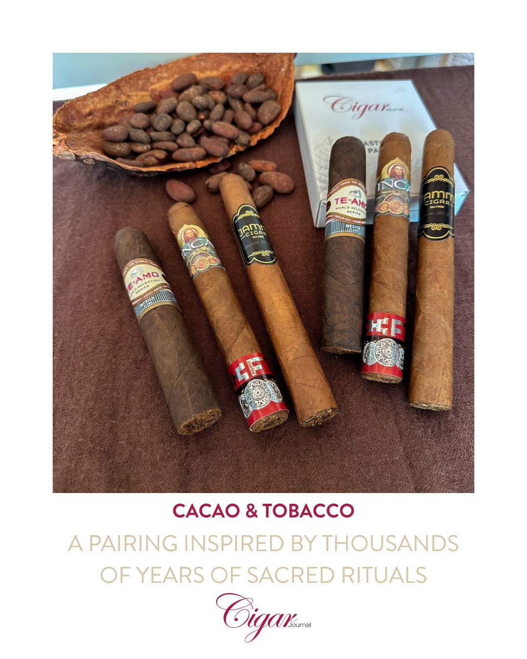 Cigar Journal on Instagram: CACAO & TOBACCO — AN ANCIENT CONNECTION Cacao and tobacco share roots that reach back thousands of years.