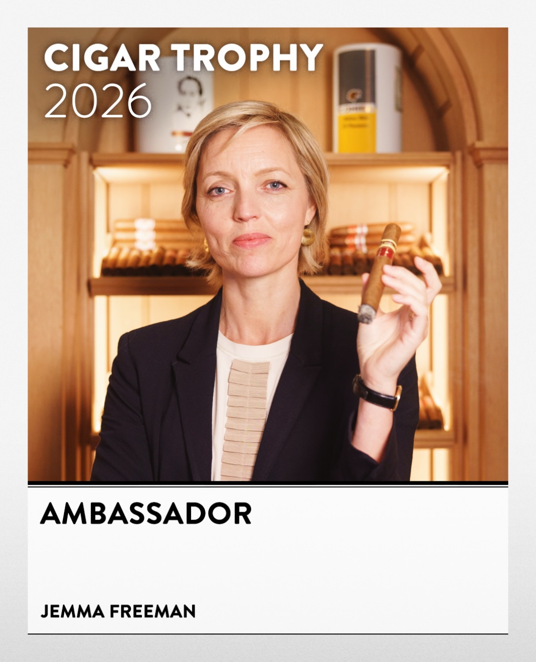 Cigar Journal on Instagram: AMBASSADOR – Jemma Freeman 🏆 CIGAR TROPHY 2026 – AMBASSADOR Congratulations to Jemma Freeman, our 2026 Cigar Trophy …