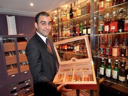 libanon beirut eau de vie lounge phoenicia walk in humidor samer sokhon largest collection middle east single malt whisky