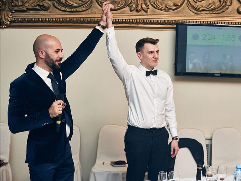 Oleg Pedan wins Russian Slow Cigar Smoking Competition 2017