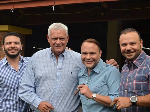 Plasencia brothers with their father Nestor Sr.