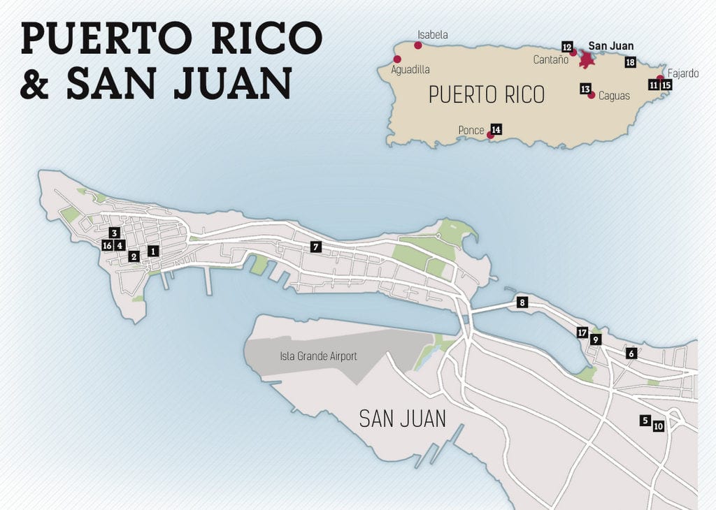 puerto rico san juan map