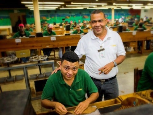 ramon emilio cruz inspector at work cigar factory davidoff villa gonzalez dominican republic